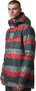 Burton Snowboards DRYRIDE Jacket Men’s S | Gray Red Ski Coat